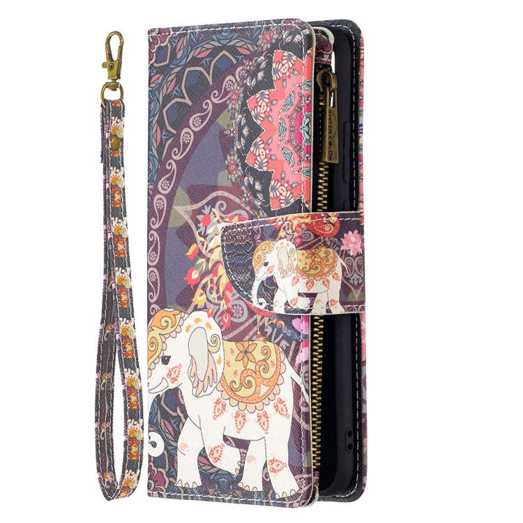 Colored Drawing Pattern Zipper Horizontal Flip Leather Case with Holder & Card Slots & Wallet, Fo...