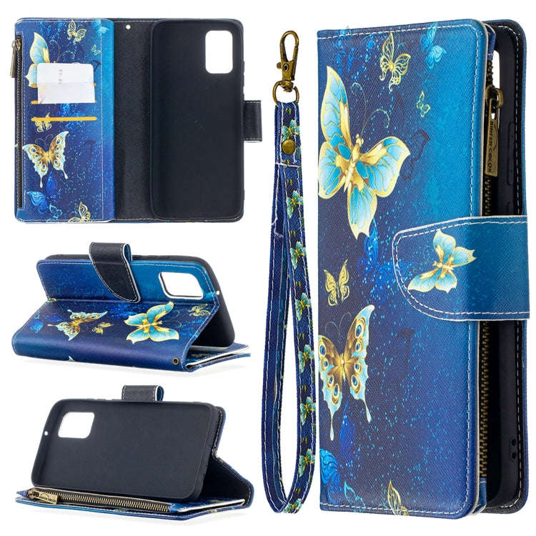 Colored Drawing Pattern Zipper Horizontal Flip Leather Case with Holder & Card Slots & Wallet, Fo...