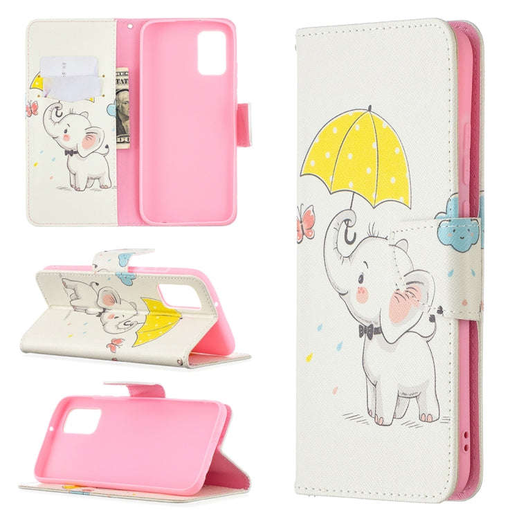 Colored Drawing Pattern Horizontal Flip Leather Case with Holder & Card Slots & Wallet, For Samsu...