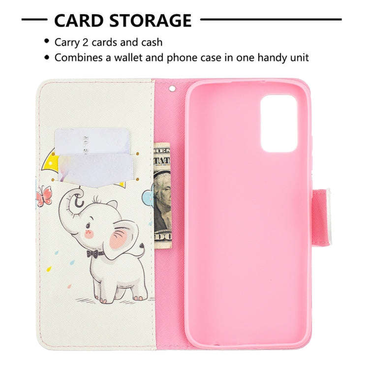 Colored Drawing Pattern Horizontal Flip Leather Case with Holder & Card Slots & Wallet, For Samsu...