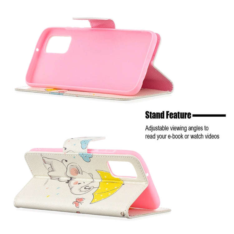 Colored Drawing Pattern Horizontal Flip Leather Case with Holder & Card Slots & Wallet, For Samsu...