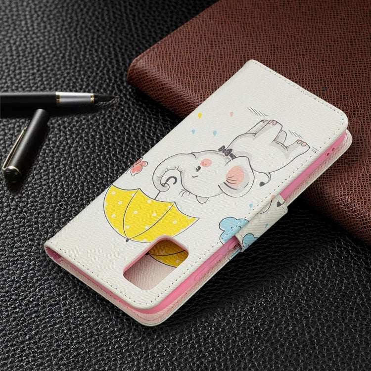 Colored Drawing Pattern Horizontal Flip Leather Case with Holder & Card Slots & Wallet, For Samsu...