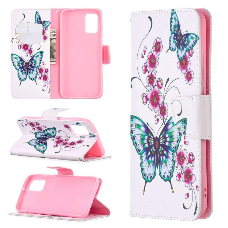 Colored Drawing Pattern Horizontal Flip Leather Case with Holder & Card Slots & Wallet, For Samsu...