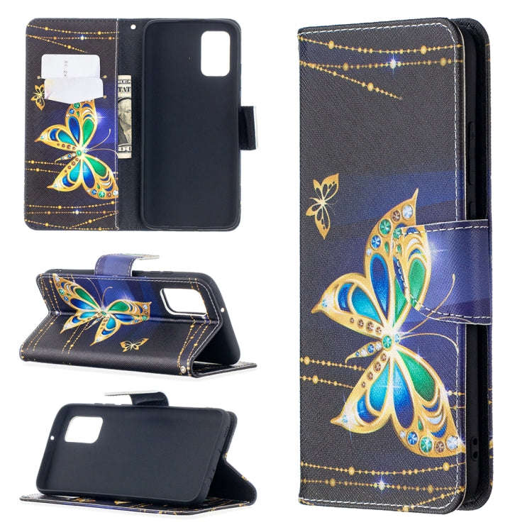 Colored Drawing Pattern Horizontal Flip Leather Case with Holder & Card Slots & Wallet, For Samsu...