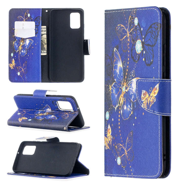 Colored Drawing Pattern Horizontal Flip Leather Case with Holder & Card Slots & Wallet, For Samsu...