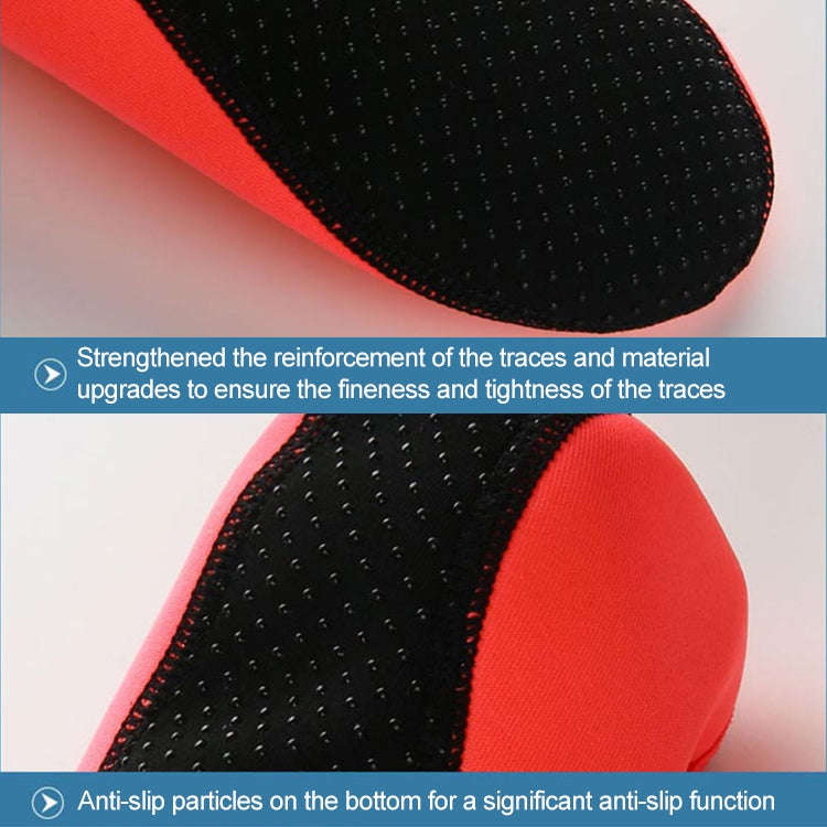 Non-slip Plastic Grain Texture Thick Cloth Sole Solid Color Diving Shoes and Socks, One Pair, XXX...
