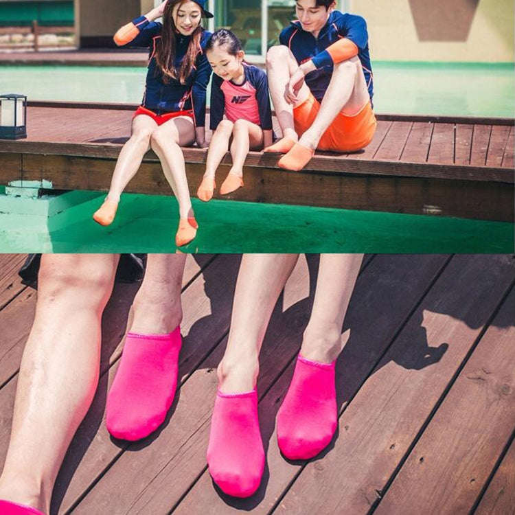 Non-slip Plastic Grain Texture Thick Cloth Sole Solid Color Diving Shoes and Socks, One Pair, XXX...