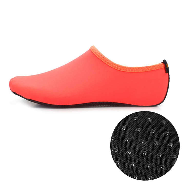Non-slip Plastic Grain Texture Thick Cloth Sole Solid Color Diving Shoes and Socks, One Pair, XXX...