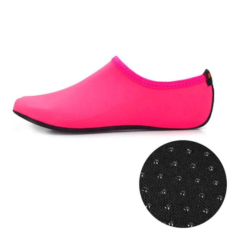 Non-slip Plastic Grain Texture Thick Cloth Sole Solid Color Diving Shoes and Socks, One Pair, XXX...