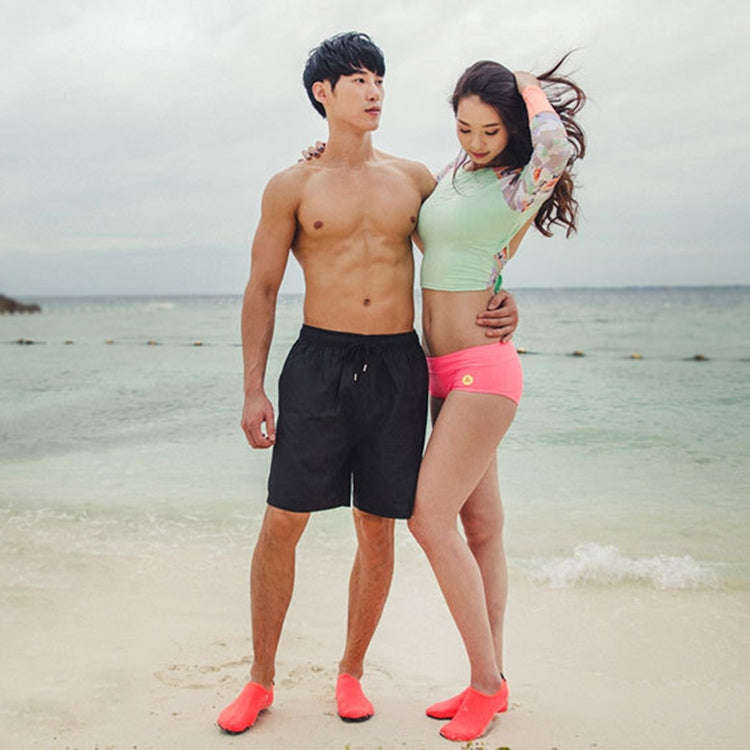 3mm Non-slip Rubber Embossing Texture Sole Solid Color Diving Shoes and Socks, One Pair, XXXS, XX...