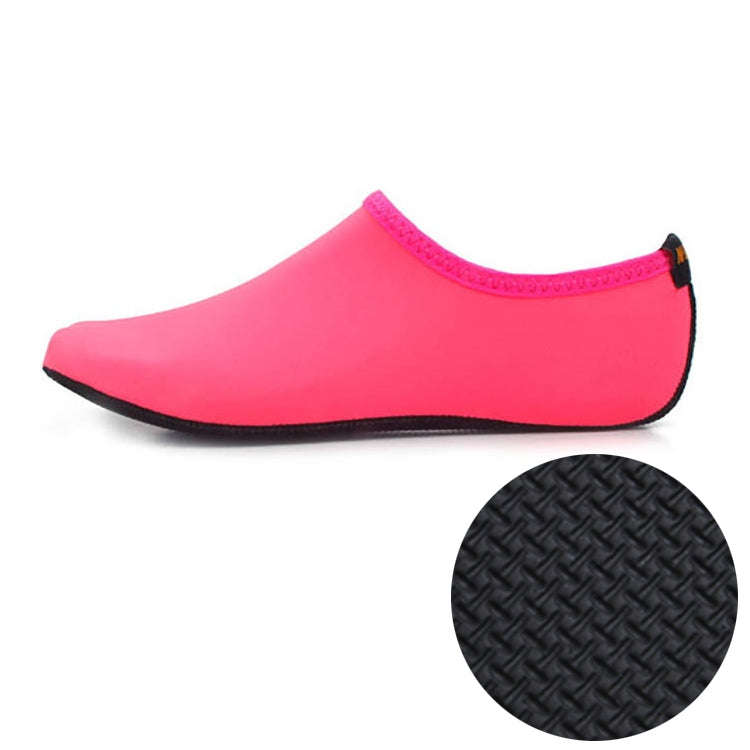 3mm Non-slip Rubber Embossing Texture Sole Solid Color Diving Shoes and Socks, One Pair, XXXS, XX...