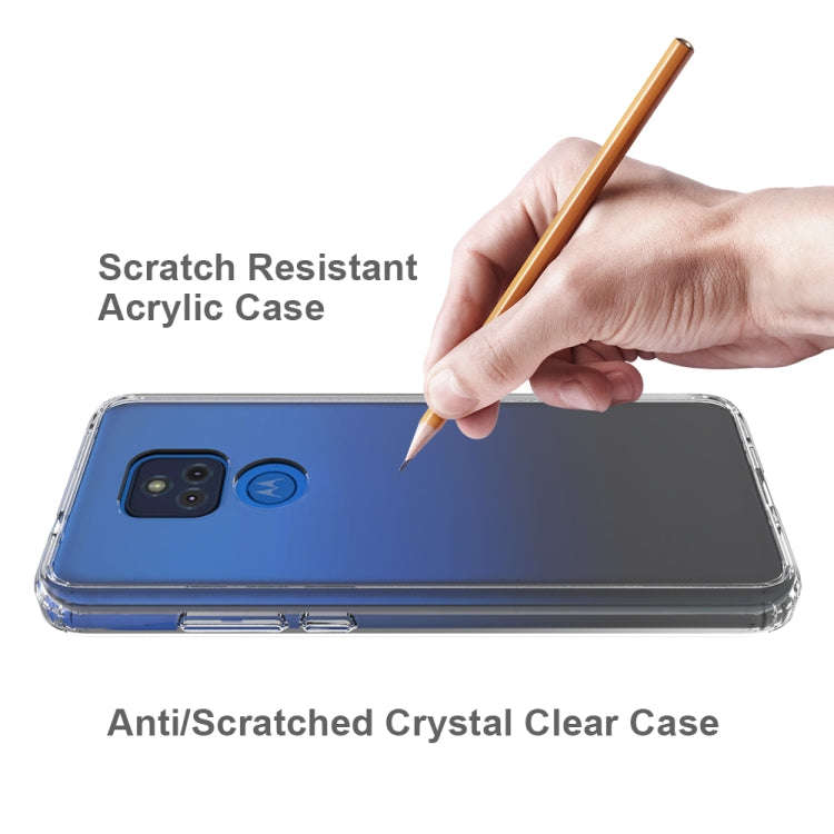 Shockproof Scratchproof TPU + Acrylic Protective Case, For Motorola Moto G Play (2021), For Xiaom...