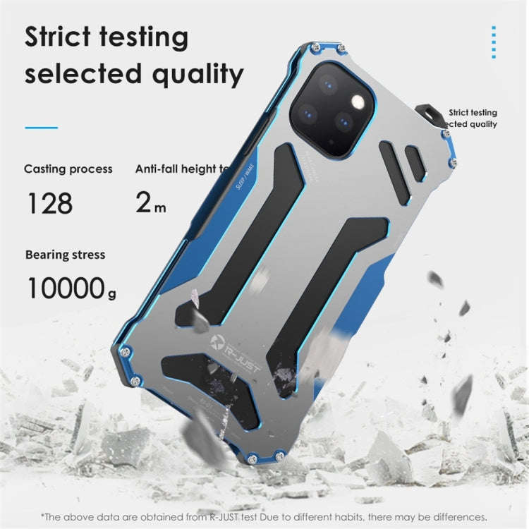 R-JUST Shockproof Dustproof Armor Metal Protective Case, For iPhone 11 Pro