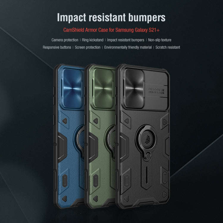 NILLKIN Shockproof CamShield Armor Protective Case with Invisible Ring Holder, For Samsung Galaxy...