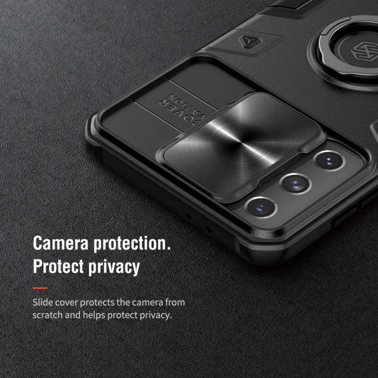 NILLKIN Shockproof CamShield Armor Protective Case with Invisible Ring Holder, For Samsung Galaxy...