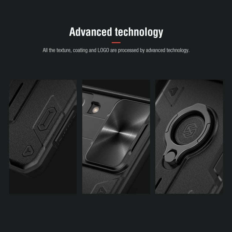 NILLKIN Shockproof CamShield Armor Protective Case with Invisible Ring Holder, For Samsung Galaxy...