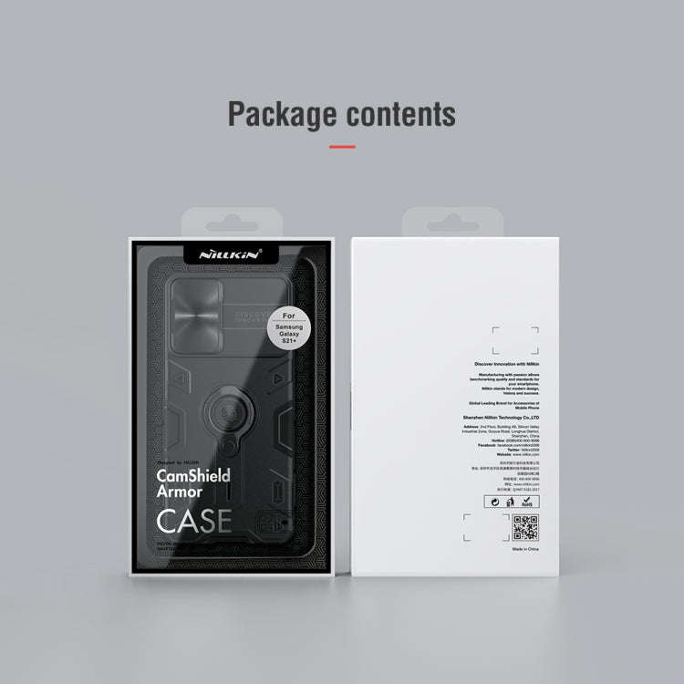 NILLKIN Shockproof CamShield Armor Protective Case with Invisible Ring Holder, For Samsung Galaxy...