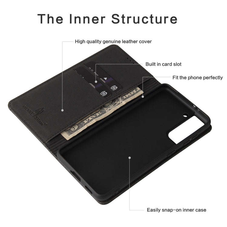 Fierre Shann Crocodile Texture Magnetic Horizontal Flip Genuine Leather Case with Holder & Card S...