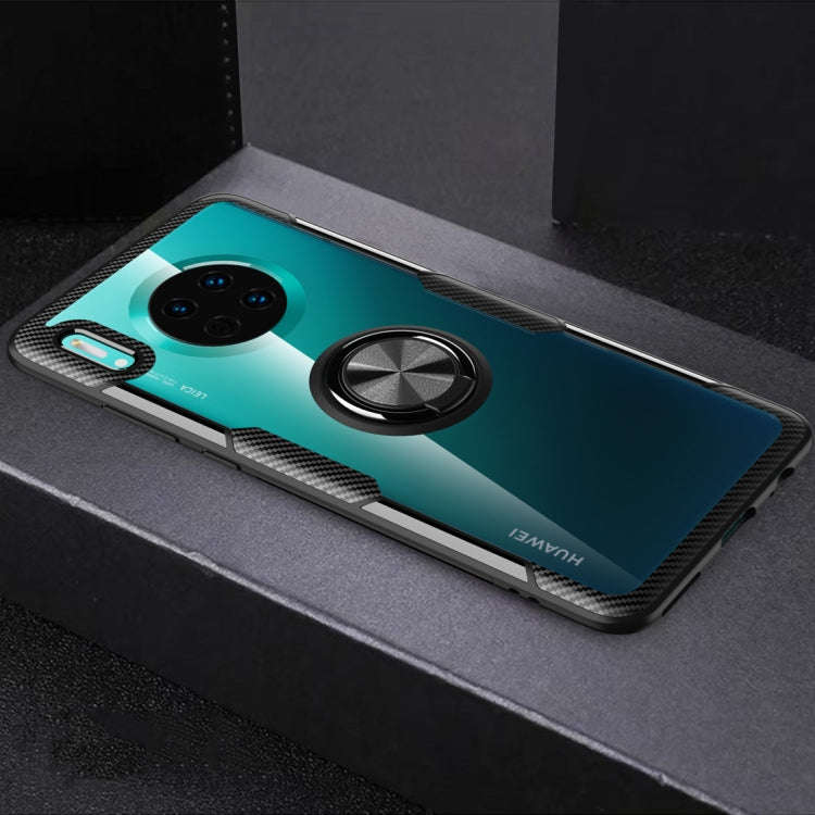 Shockproof TPU + Acrylic Protective Case with Metal Ring Holder, For Huawei Mate 30, For Huawei M...