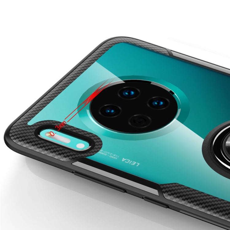 Shockproof TPU + Acrylic Protective Case with Metal Ring Holder, For Huawei Mate 30, For Huawei M...