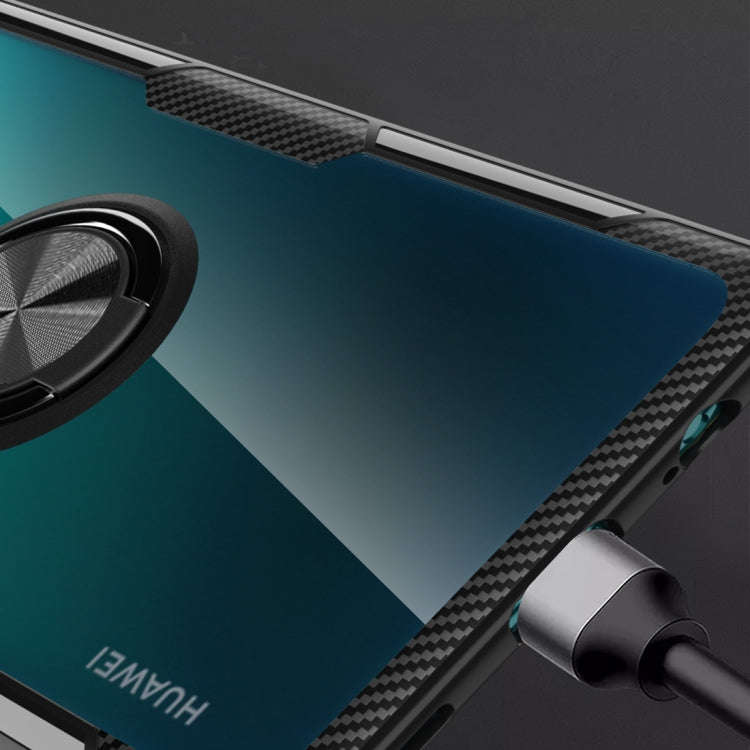Shockproof TPU + Acrylic Protective Case with Metal Ring Holder, For Huawei Mate 30, For Huawei M...