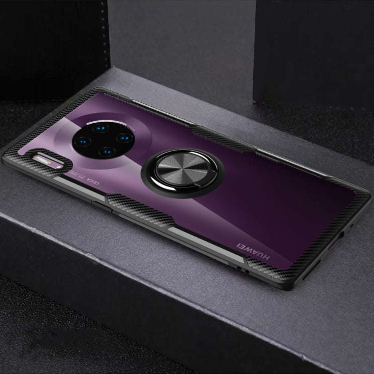 Shockproof TPU + Acrylic Protective Case with Metal Ring Holder, For Huawei Mate 30, For Huawei M...
