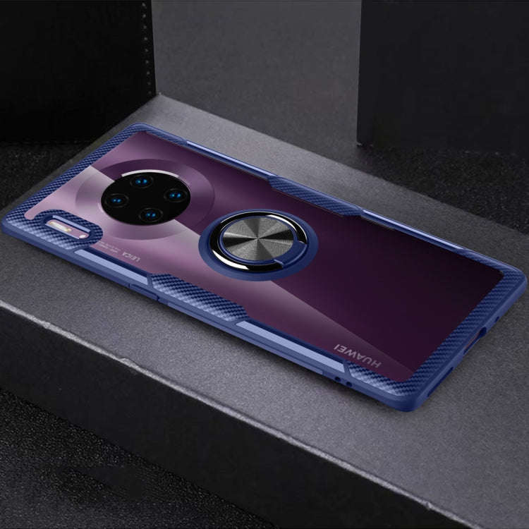 Shockproof TPU + Acrylic Protective Case with Metal Ring Holder, For Huawei Mate 30, For Huawei M...