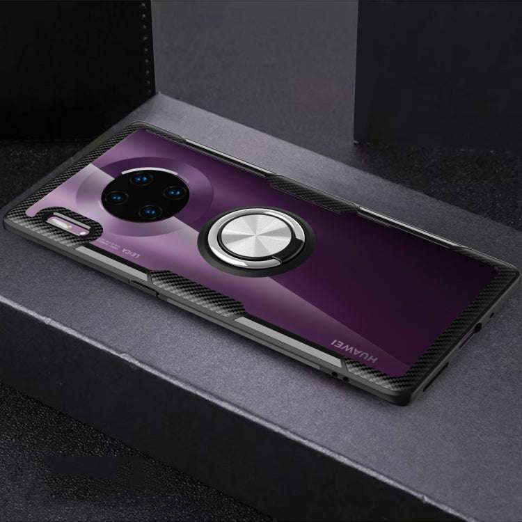 Shockproof TPU + Acrylic Protective Case with Metal Ring Holder, For Huawei Mate 30, For Huawei M...
