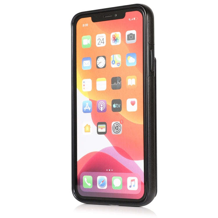 Solid Color PC + TPU Protective Case with Holder & Card Slots, For iPhone 11 Pro Max, For iPhone ...