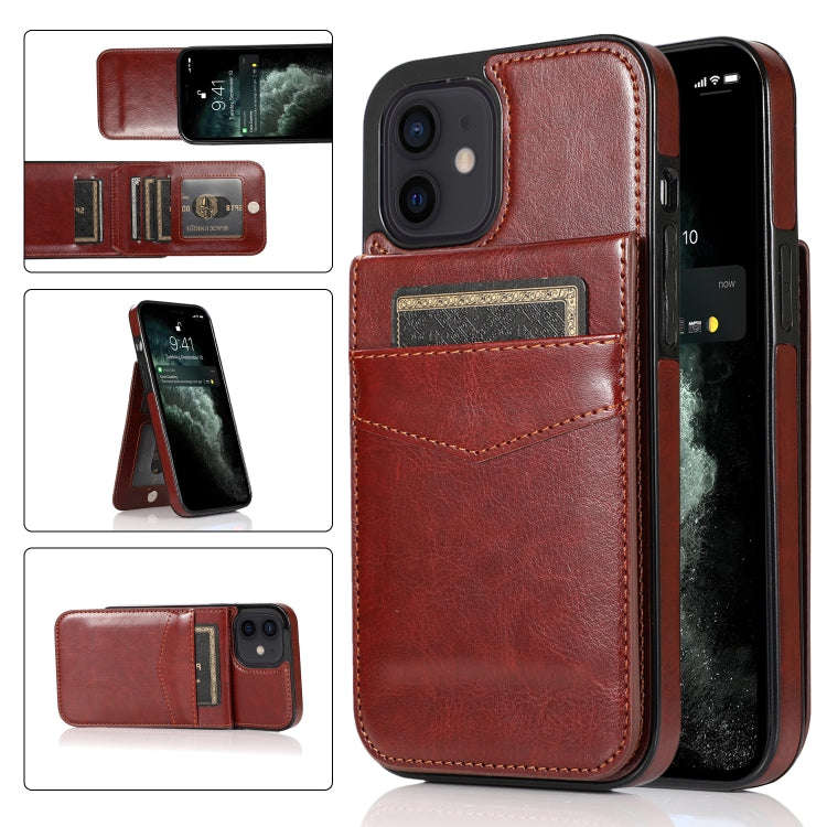Solid Color PC + TPU Protective Case with Holder & Card Slots, For iPhone 11 Pro Max, For iPhone ...