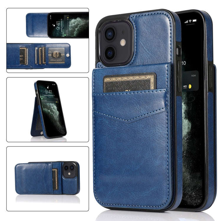Solid Color PC + TPU Protective Case with Holder & Card Slots, For iPhone 11 Pro Max, For iPhone ...