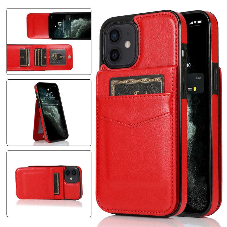 Solid Color PC + TPU Protective Case with Holder & Card Slots, For iPhone 11 Pro Max, For iPhone ...