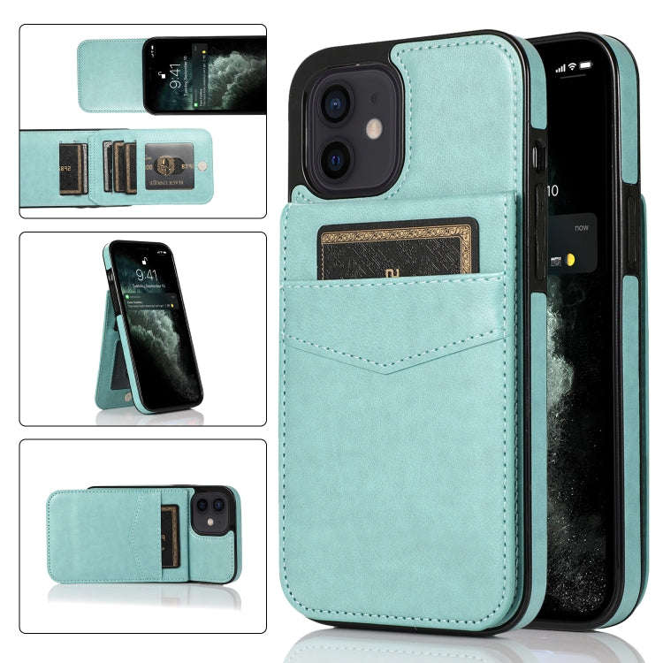 Solid Color PC + TPU Protective Case with Holder & Card Slots, For iPhone 11 Pro Max, For iPhone ...