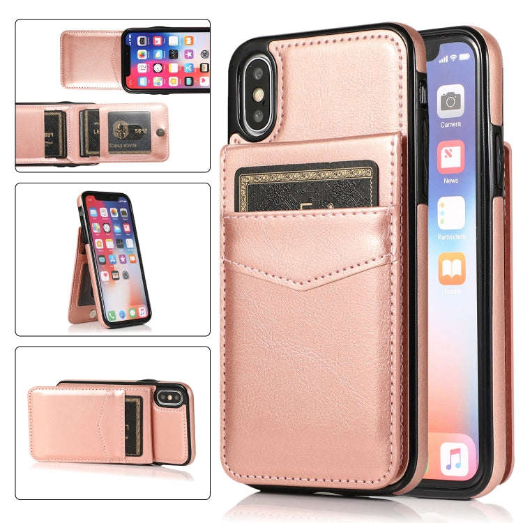 Solid Color PC + TPU Protective Case with Holder & Card Slots, For iPhone 6, For iPhone 6 Plus, F...