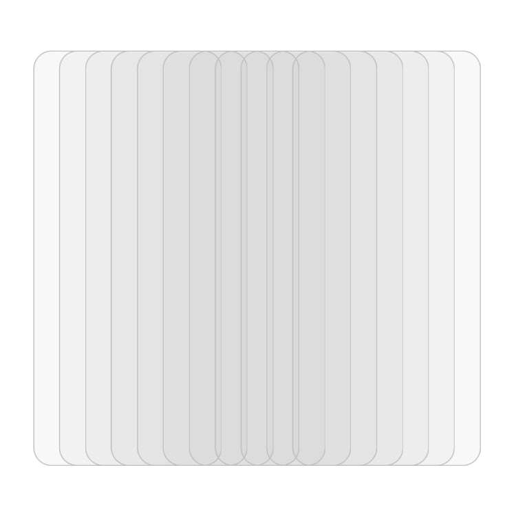 10 PCS 0.26mm 9H Surface Hardness 2.5D Explosion-proof Tempered Glass Non-full Screen Film, For X...