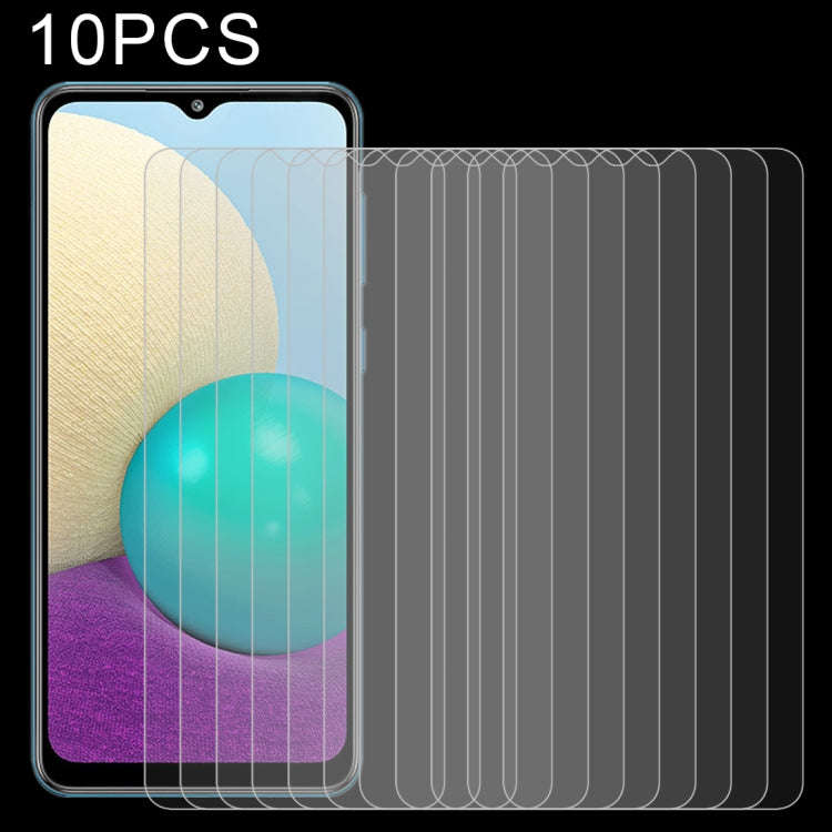 10 PCS 0.26mm 9H Surface Hardness 2.5D Explosion-proof Tempered Glass Non-full Screen Film, For X...