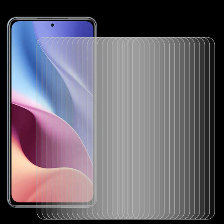 50 PCS 0.26mm 9H Surface Hardness 2.5D Explosion-proof Tempered Glass Non-full Screen Film, For X...