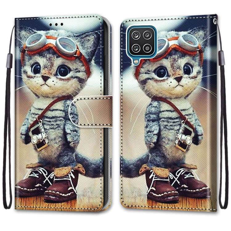 Coloured Drawing Cross Texture Horizontal Flip PU Leather Case with Holder & Card Slots & Wallet ...