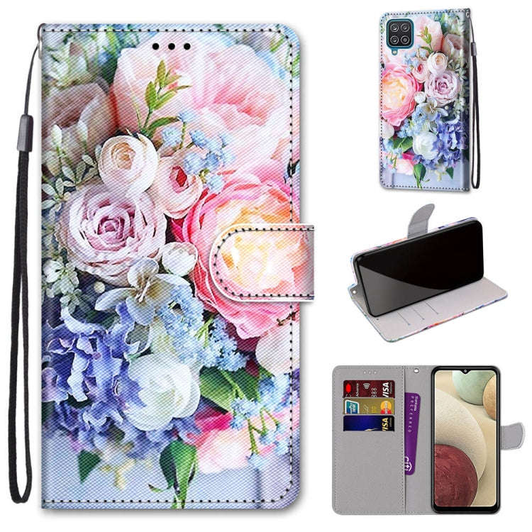 Coloured Drawing Cross Texture Horizontal Flip PU Leather Case with Holder & Card Slots & Wallet ...