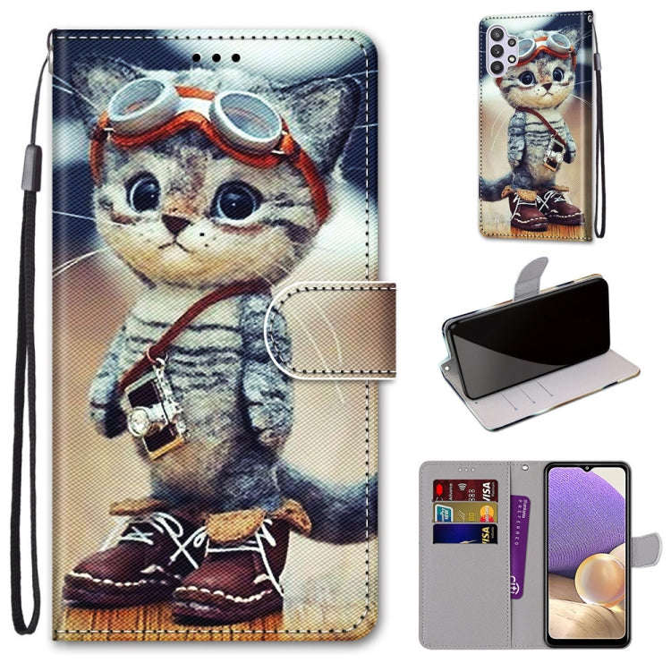 Coloured Drawing Cross Texture Horizontal Flip PU Leather Case with Holder & Card Slots & Wallet ...