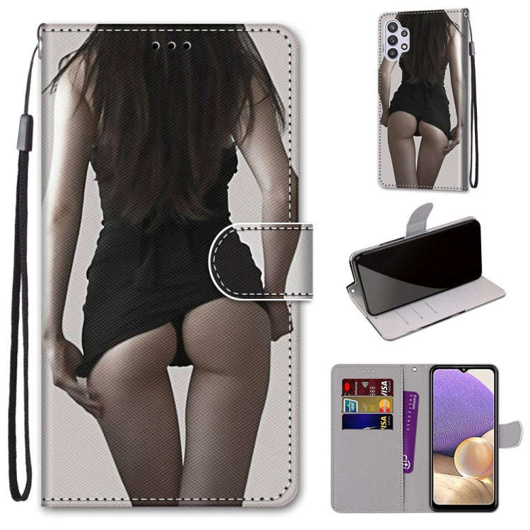 Coloured Drawing Cross Texture Horizontal Flip PU Leather Case with Holder & Card Slots & Wallet ...