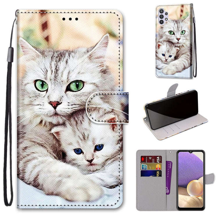 Coloured Drawing Cross Texture Horizontal Flip PU Leather Case with Holder & Card Slots & Wallet ...
