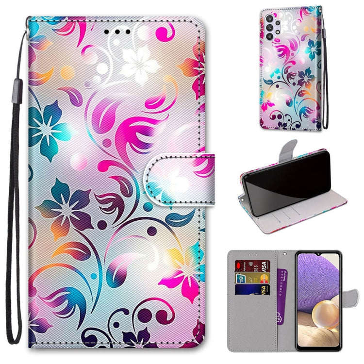 Coloured Drawing Cross Texture Horizontal Flip PU Leather Case with Holder & Card Slots & Wallet ...