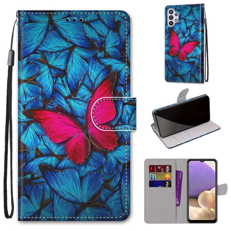 Coloured Drawing Cross Texture Horizontal Flip PU Leather Case with Holder & Card Slots & Wallet ...
