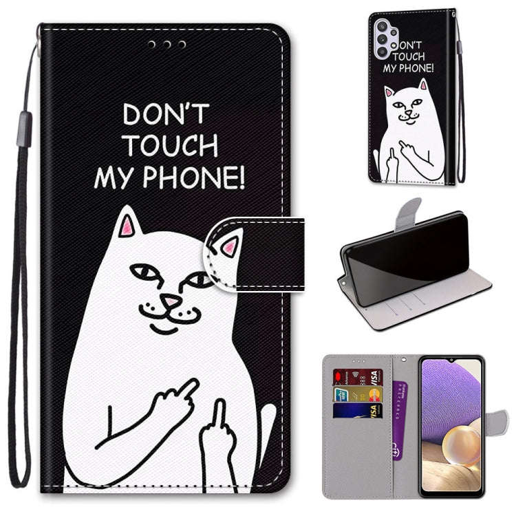 Coloured Drawing Cross Texture Horizontal Flip PU Leather Case with Holder & Card Slots & Wallet ...