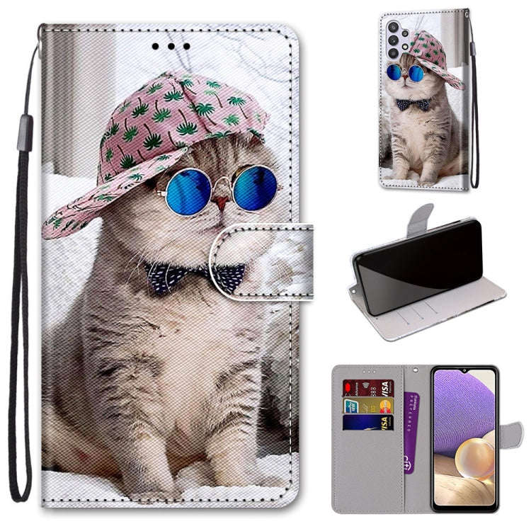 Coloured Drawing Cross Texture Horizontal Flip PU Leather Case with Holder & Card Slots & Wallet ...