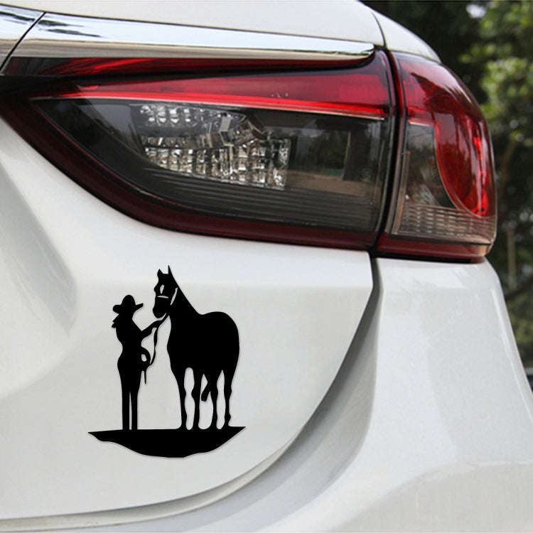 5 PCS Car Waterproof Horse Pattern Sticker, Horse Pattern
