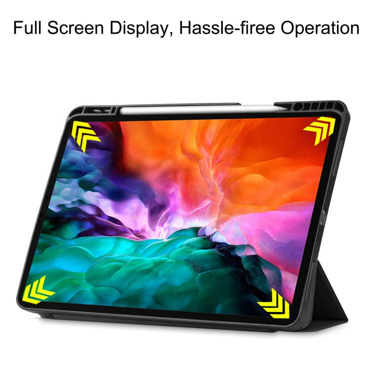 Horizontal Flip Honeycomb TPU + PU Leather Case with Three-folding Holder & Sleep / Wake-up Funct...