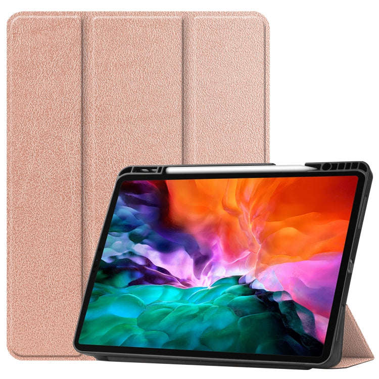 Horizontal Flip Honeycomb TPU + PU Leather Case with Three-folding Holder & Sleep / Wake-up Funct...