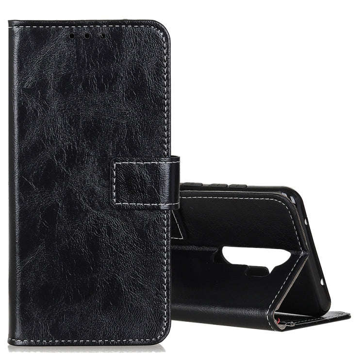 Retro Crazy Horse Texture Horizontal Flip Leather Case with Holder & Card Slots & Photo Frame & W...